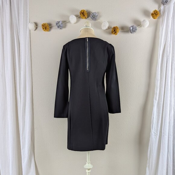 J. Crew Black Ponte Sheath Dress - Size Small - Picture 5 of 15